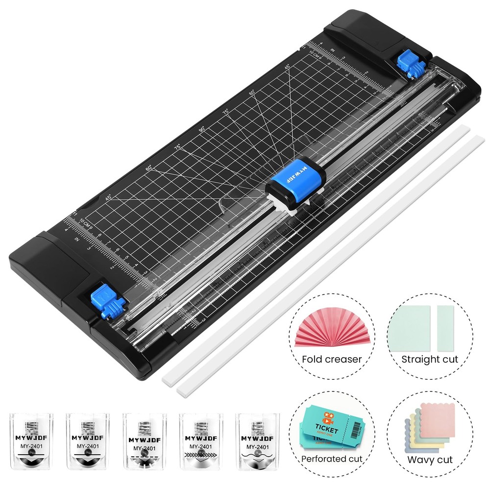 Paper Cutter Personal Rotary Trimmer for cardstock withAutomatic Security