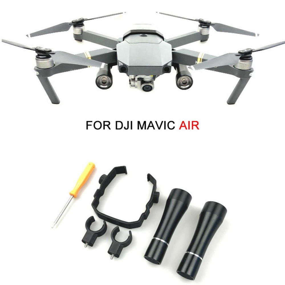 Adjustable LED Flashlight Flying Night Headlight Spotlight For DJI Mavic Pro B