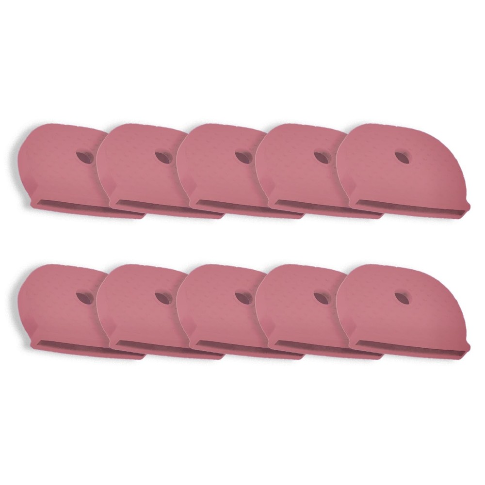 10 Pack Key Caps Covers, Coding Tags and Identifier Covers, Semicircle Silico...