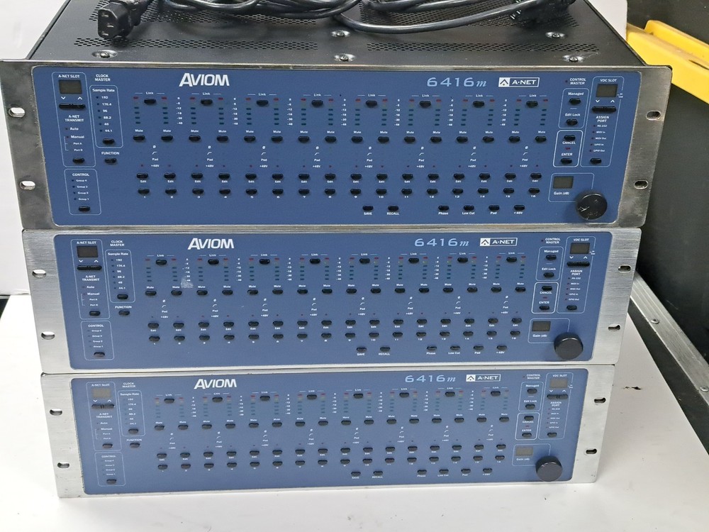 Aviom 6416m 16-Channel Mic Input Module