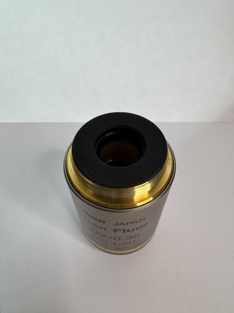 Nikon Plan Fluor 10×/0.30 ∞/0 DIC Microscope Objective Lens