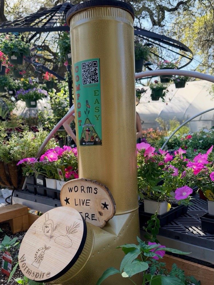 Wormspire™ Vertical Worm Compost Bin System Made Easy - Vermicomposting Tower