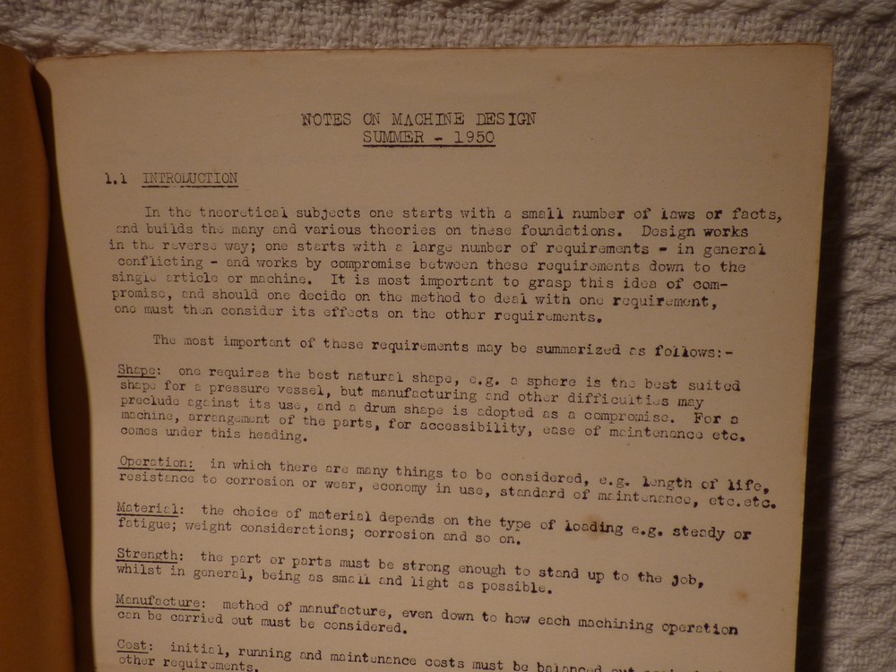 Post-WW2 1940s 1950s Royal Navy Engineering Training Notes Ephemera