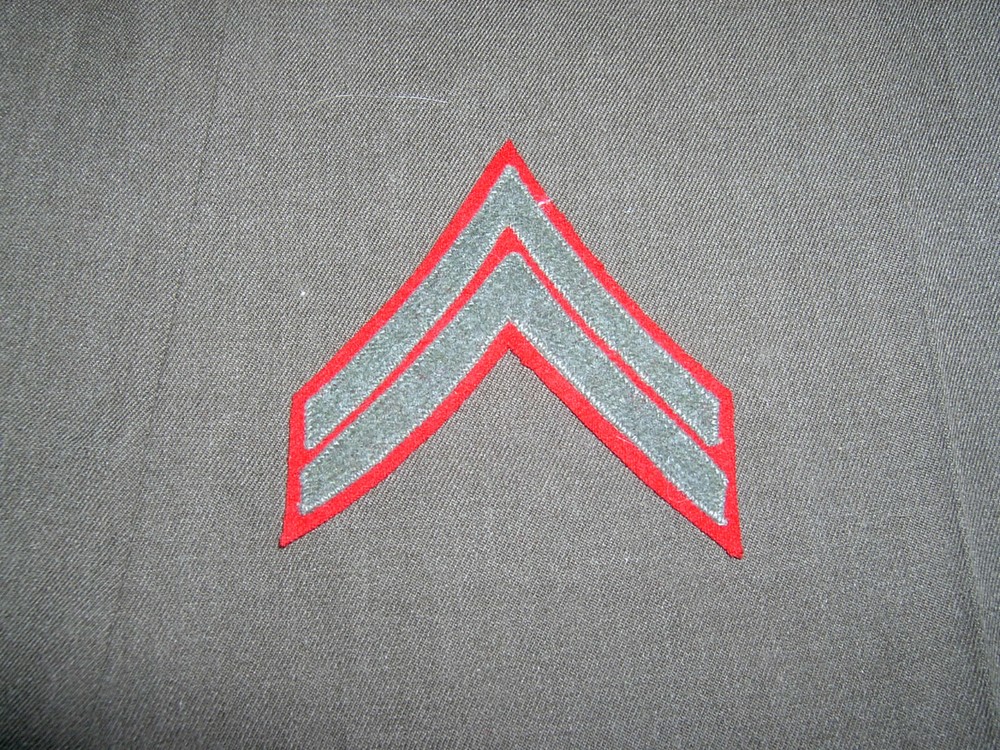 USMC Corporal single cut edge wool on wool