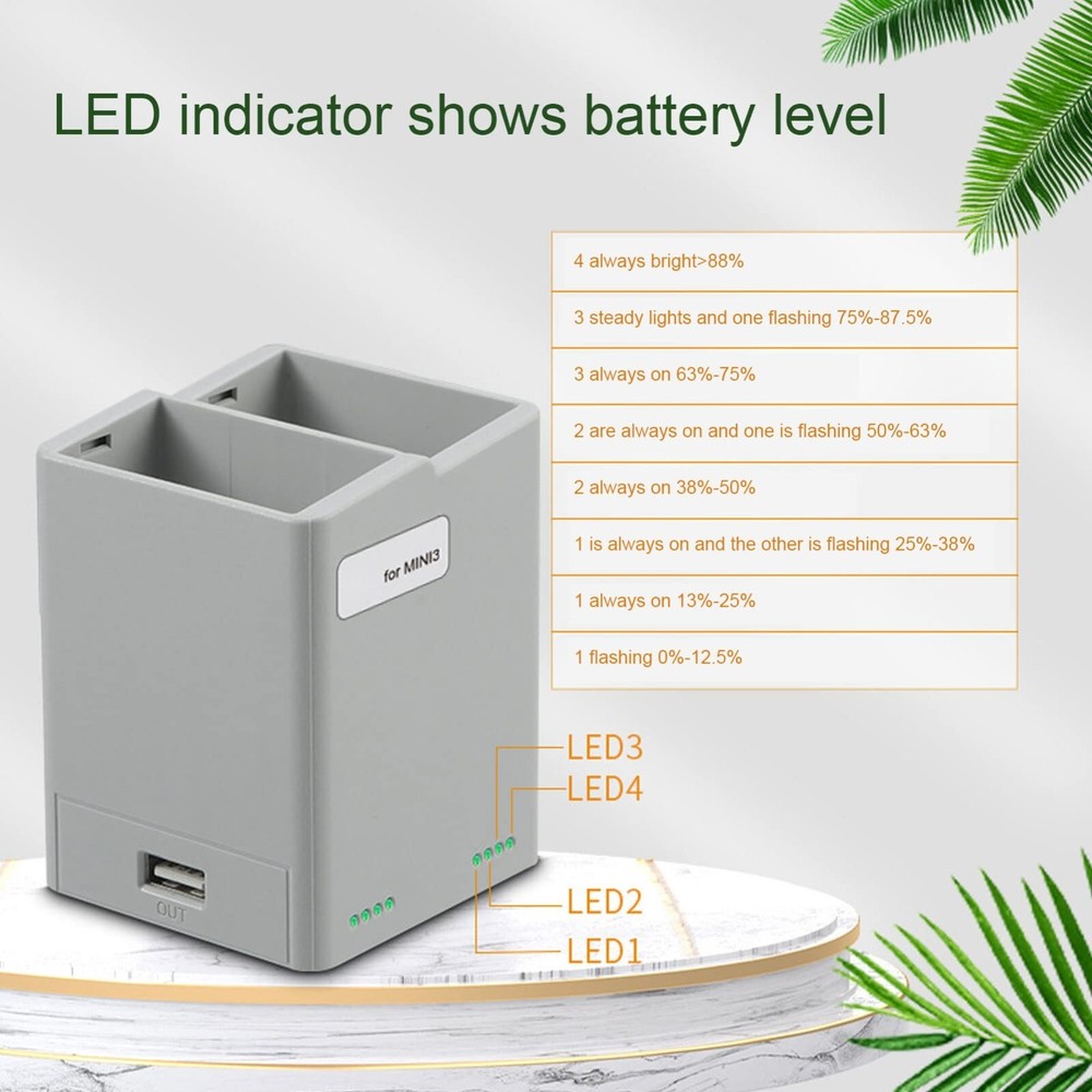 New Two-Way Battery Charging Hub for DJI Mini 3, Mini 3 Pro Drones