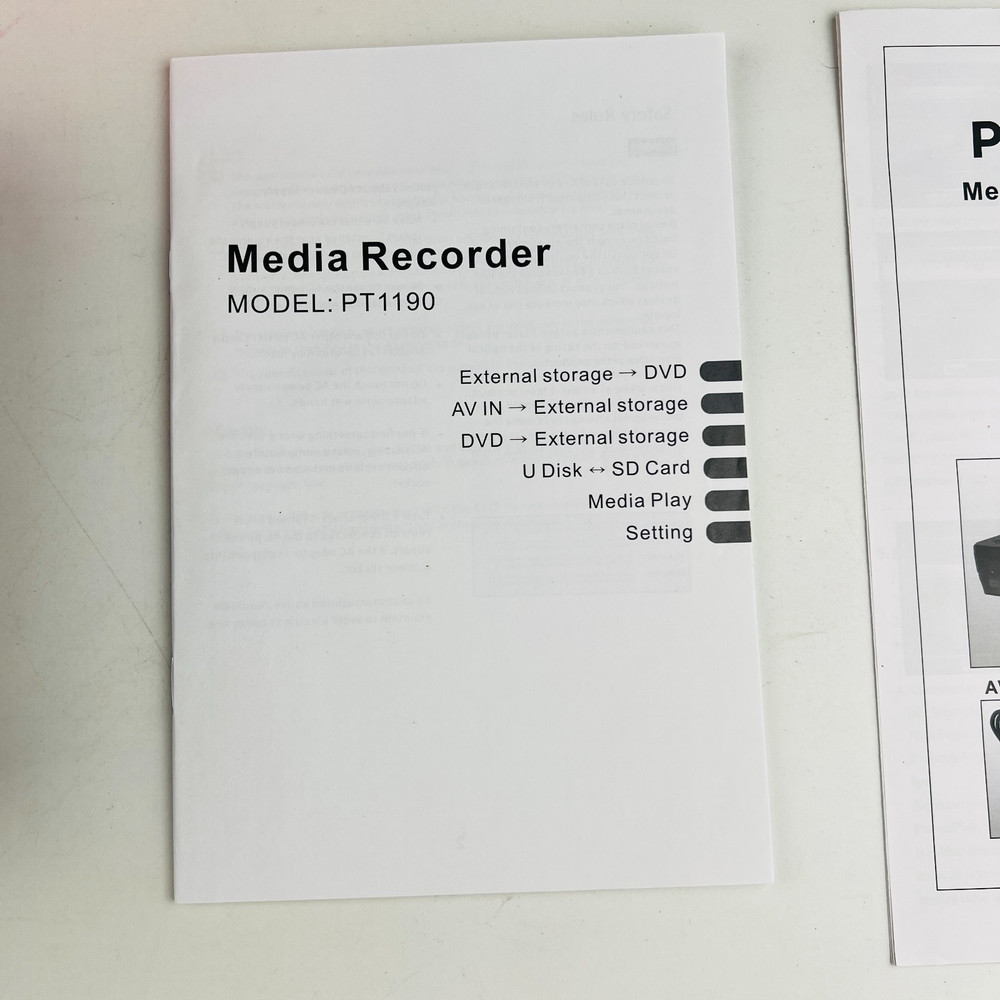 Protis PT1190 Standalone Media Recorder Video to DVD Transfer System with Screen
