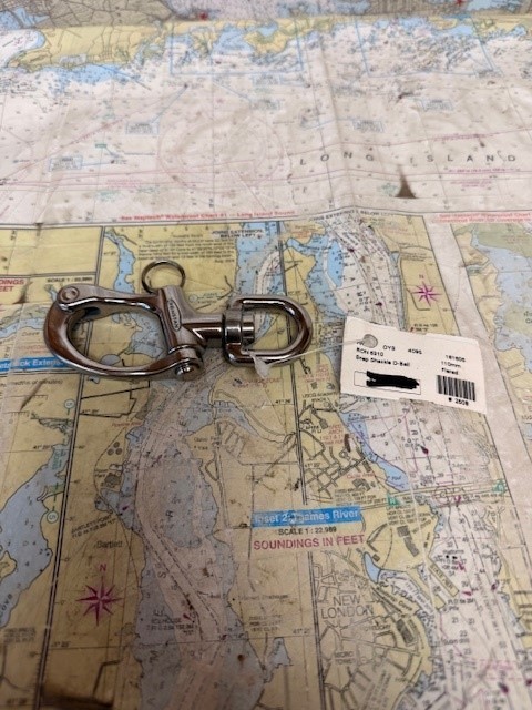Ronstan #RF6310 Snap Shackle D Bail 110mmm Flared.