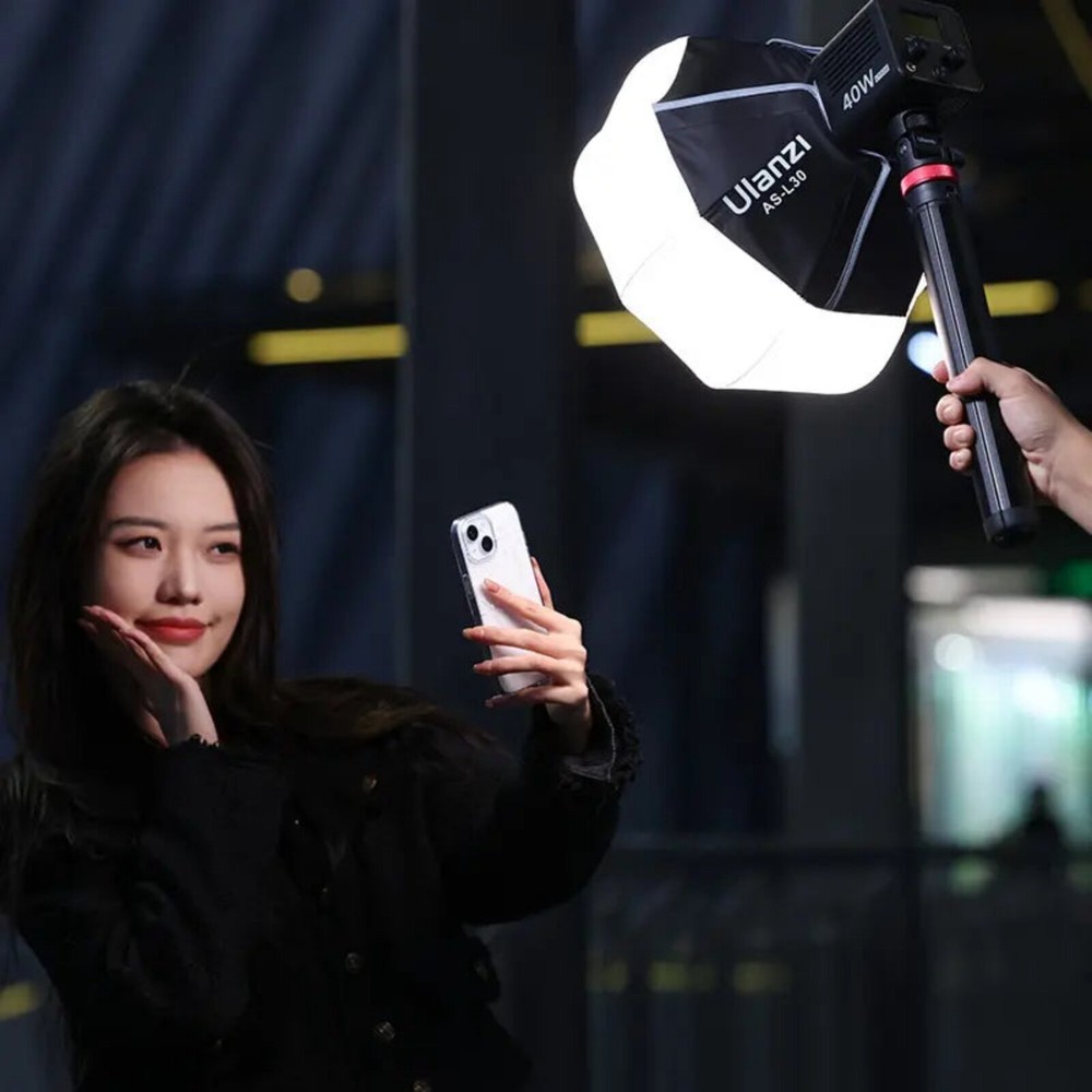 Ulanzi AS-L30 30cm Lantern Softbox with Mini Bowens Mount Quick Release Diffuser