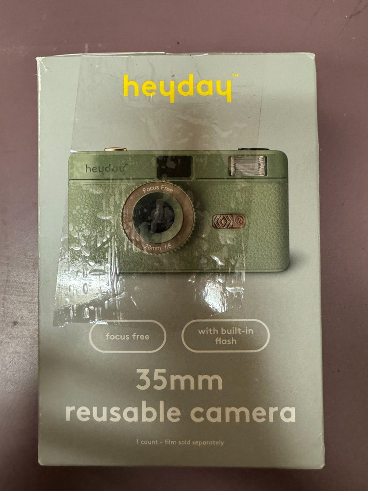 heyday 35 mm reusable camera Open Box