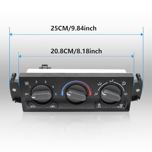 599-218 Front A/C Heater Climate Control Module Panel Switch for 1999-2002