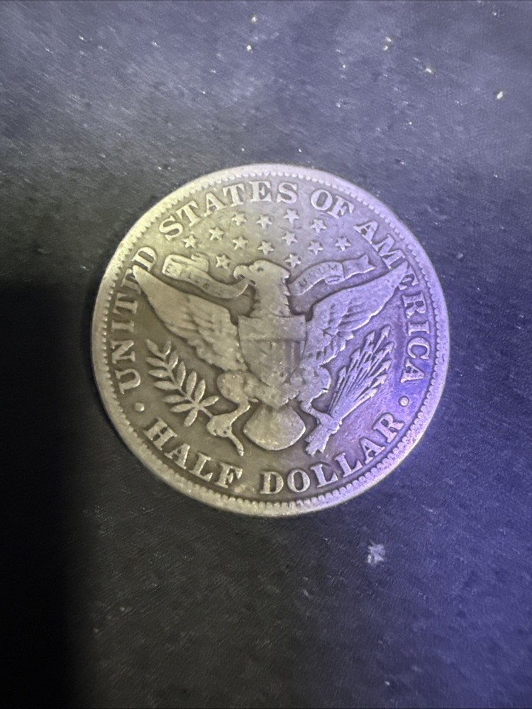 1896 BARBER HALF DOLLAR – 90% SILVER – ORIGINAL CIRCULATED