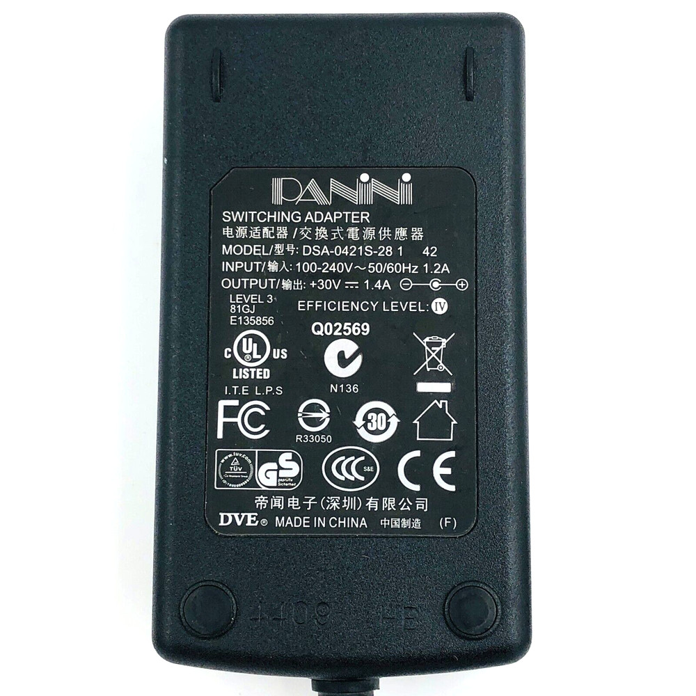 Original AC Power Adapter for Panini Vision X Duplex Check Reader Scanner OEM