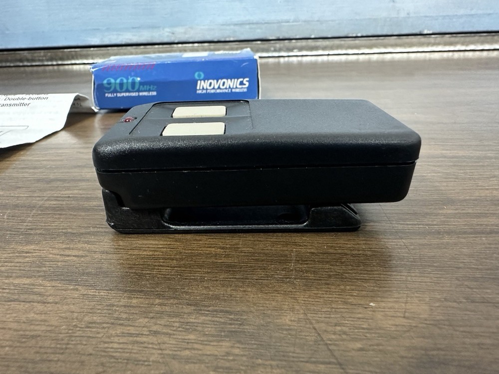 Inovonics FA205D Double-Button Belt Clip Transmitter