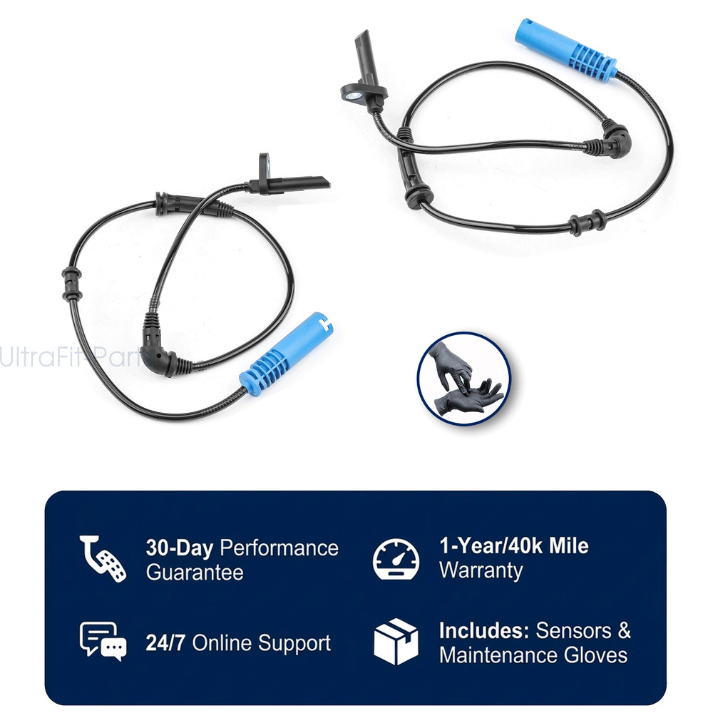 For 2007-2015 Mini Cooper ABS Wheel Speed Sensor Front Driver & Passenger Side