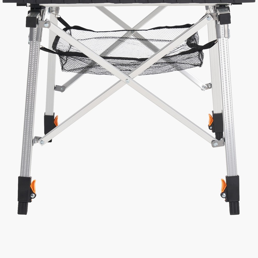 Ultralight Folding Camping Table Aluminum Roll Up with Mesh Layer