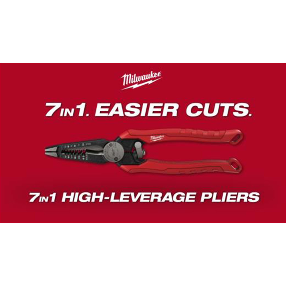 Milwaukee Tool 7IN1 High-Leverage Combination Pliers