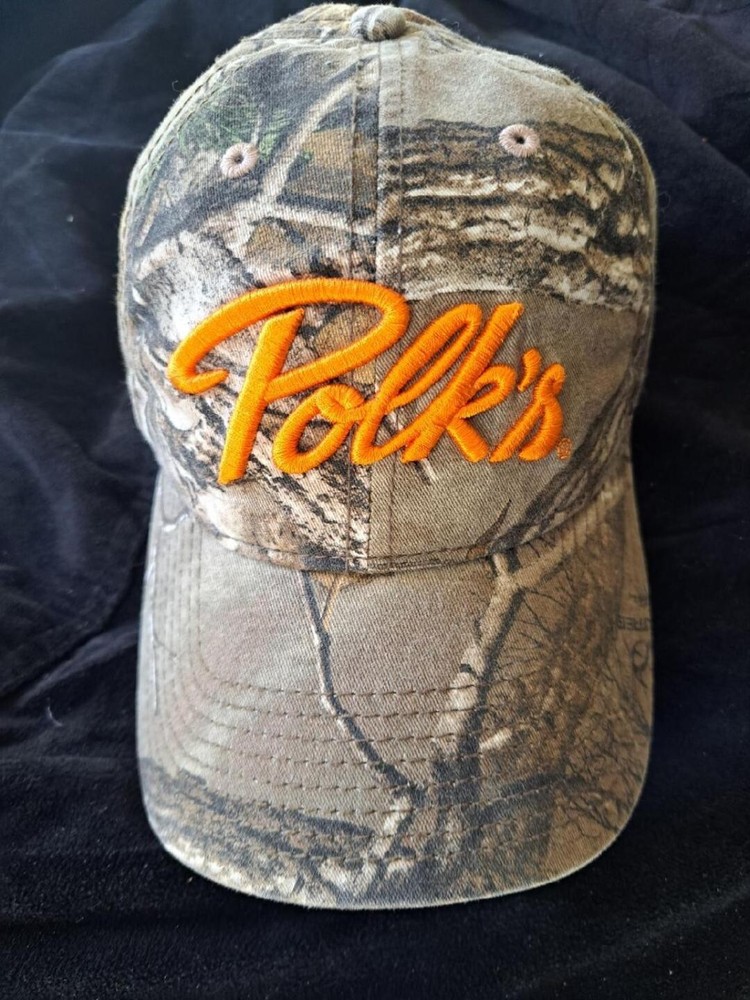 Polk's Camo baseball style Hat