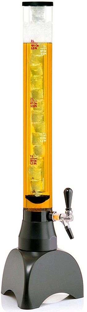Beer Tower 3 Liters Original Tabletop Beverage Dispenser