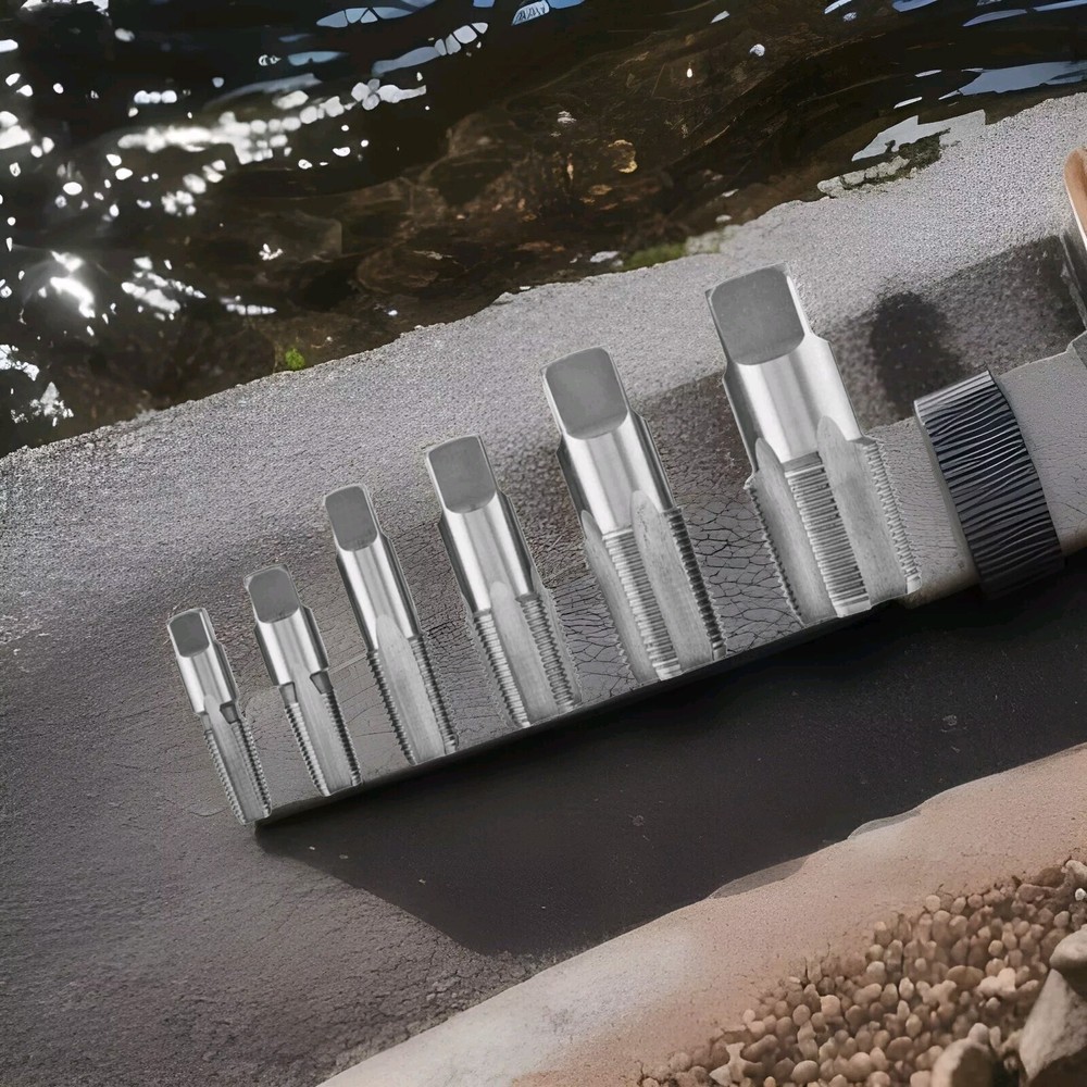 PITTSBURGH Pipe Tap Set, 6 Piece