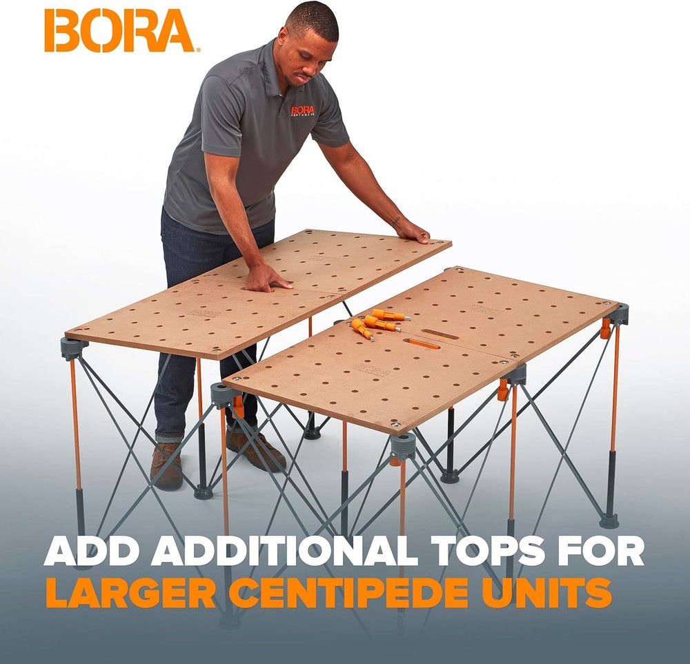 Centipede Workbench Table Top - 24" x 48" - Includes Wood Top