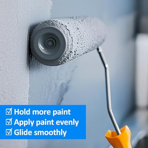 King Origin 9 Inch Microfiber Paint Roller Covers 1/2" 9", 5 PCS, Microfiber