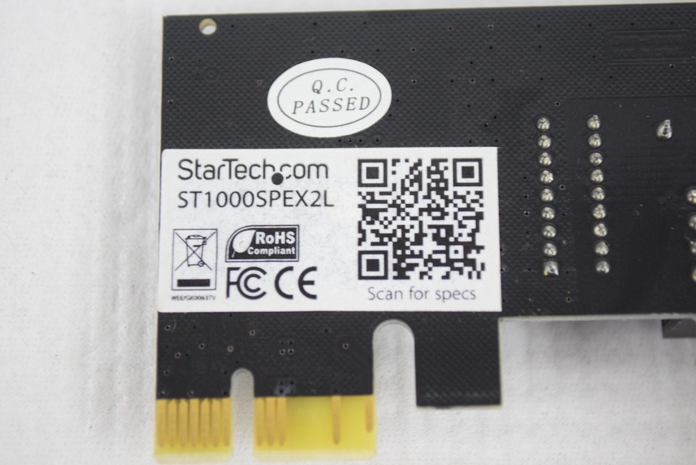 StarTech ST1000SPEX2L Ethernet Card Adapter Network Interface 10/100