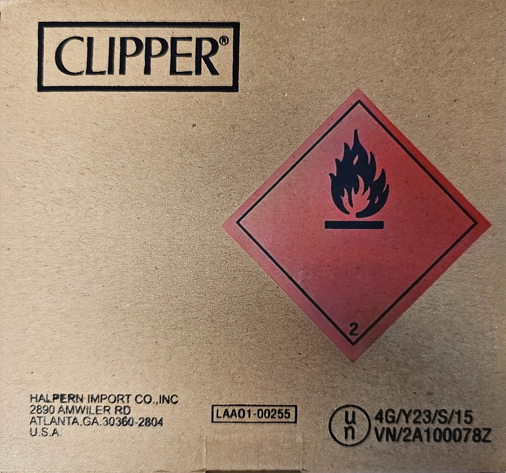Clipper Butane Refillable LIgher 50 Pack