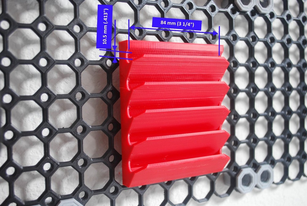 Bit Holder for Pegboard Multiboard Skadis