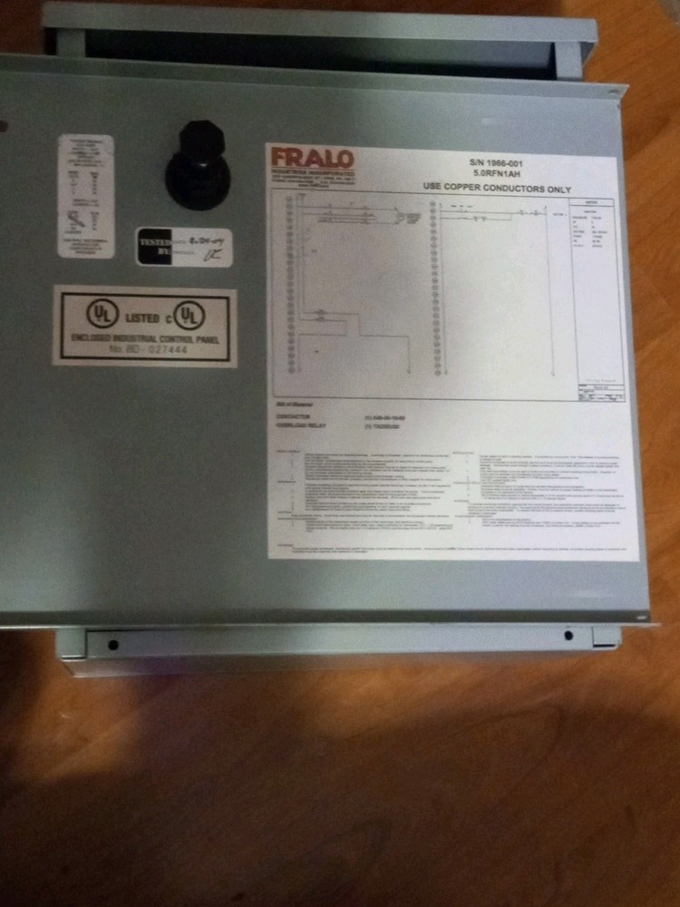 Wired Switch Contact Panel ABB A40-30-10 Thermal Overload Electrical Box Control