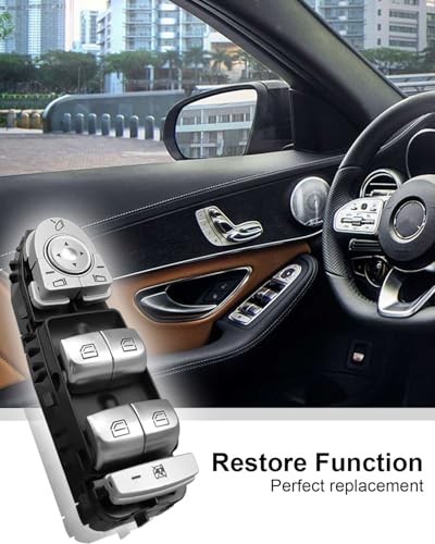 Master Power Window Switch Front Left Driver Side Replace 2059056811, Electric