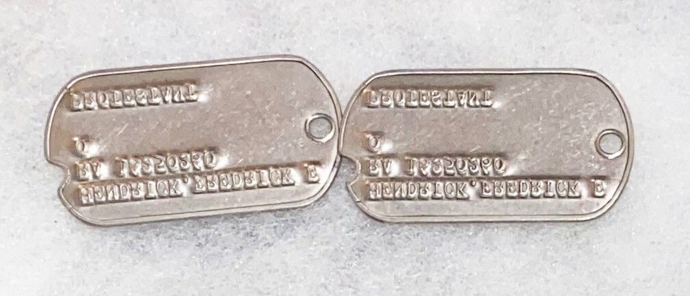 Frederick Hendrick Dog Tag Set