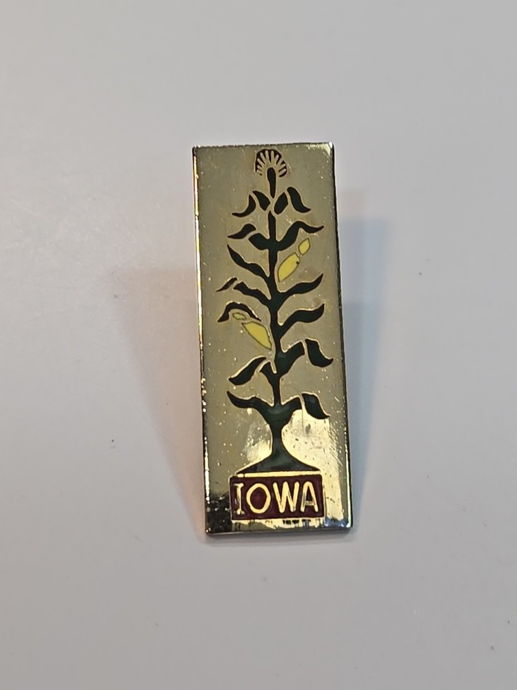 Iowa Corn Stalk Souvenir Lapel Pin