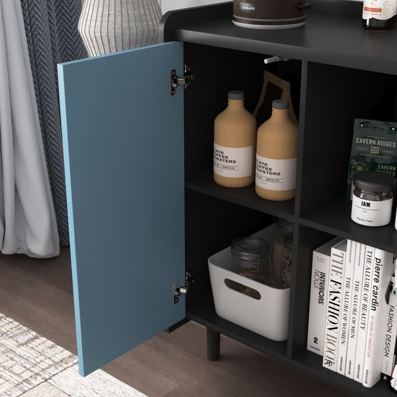 Sideboard Buffet Storage Cabinet Console Table,2 Doors,2 Drawers for Dining Room