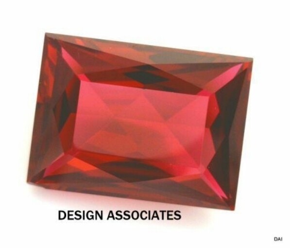 MAN MADE RUBY 8 x 4 MM BAGUETTE CUT AAA