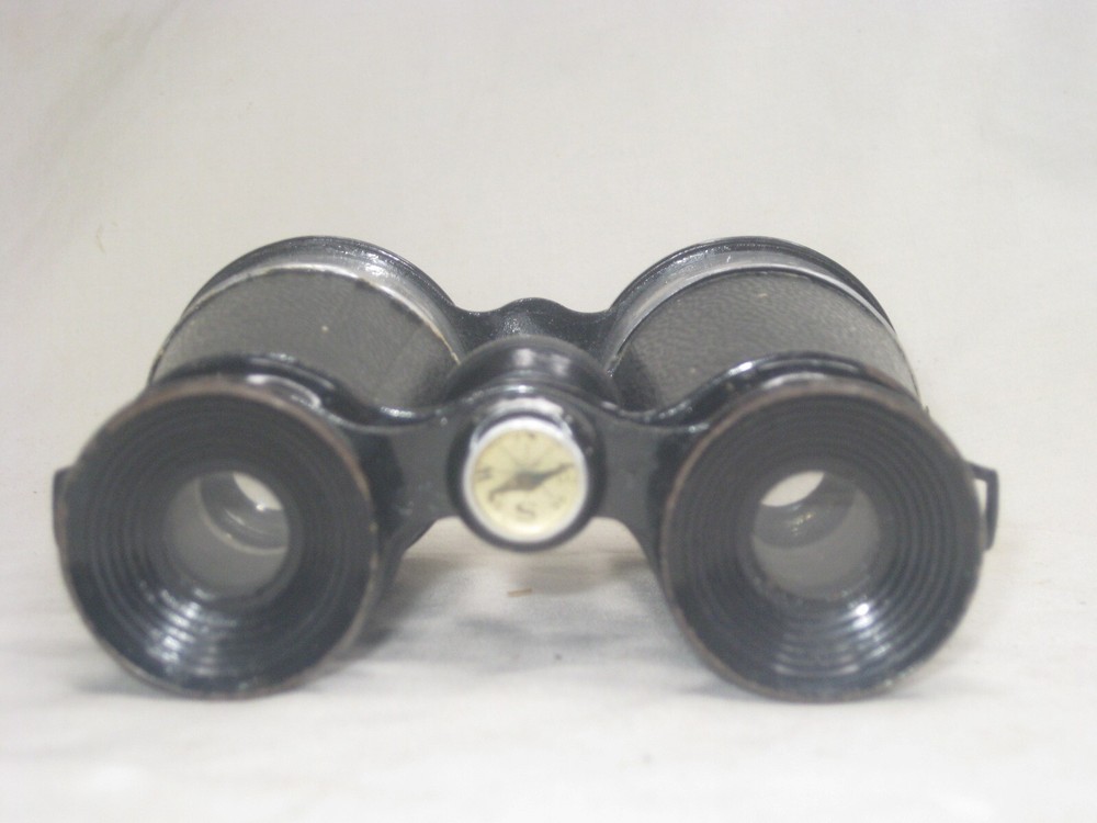 vintage binoculars binocular w/ built in dry compass