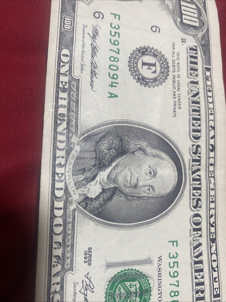billete de 100 dolares