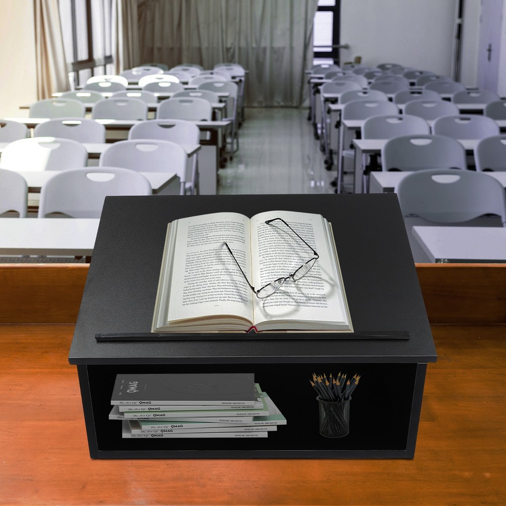 13.5in H Tabletop Lectern 5kg Capacity Class Presentation Lectern Table Lectern
