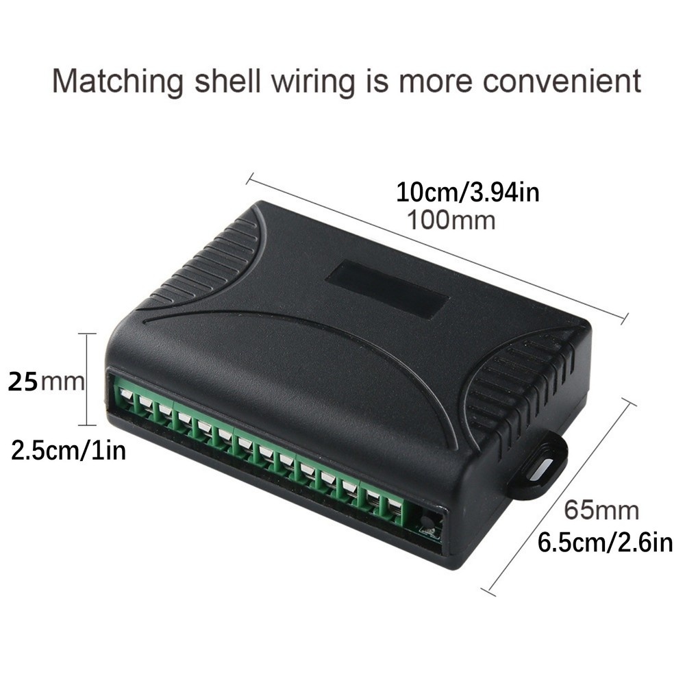 Light Controller Transmitter+Receiver 4 Channel Relay Switch Remote Control