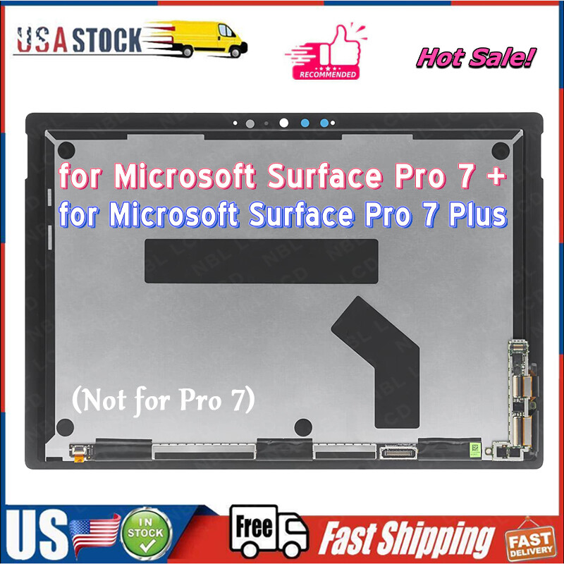 New For Microsoft Surface Pro 7 Plus 1960 1961 LCD Display Touch Screen Assembly