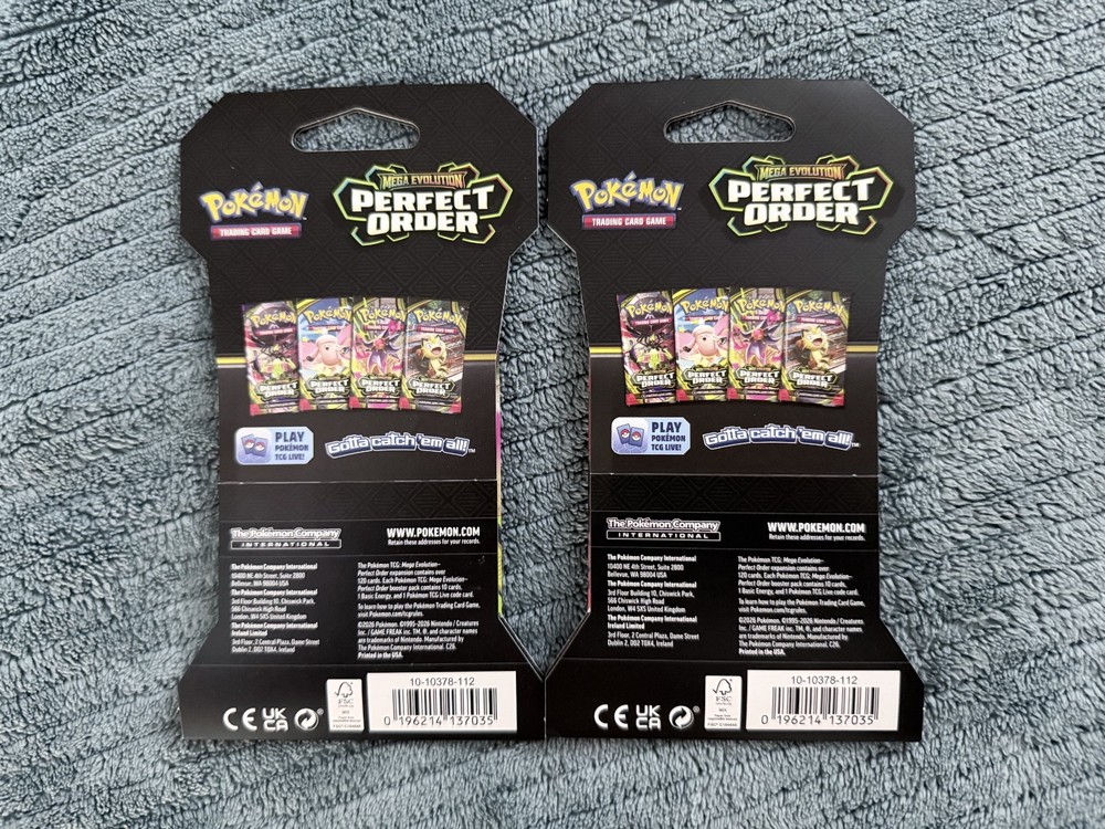 Pokémon TCG: Mega Evolution—Perfect Order Sleeved Booster Pack, 1 Pack Sealed