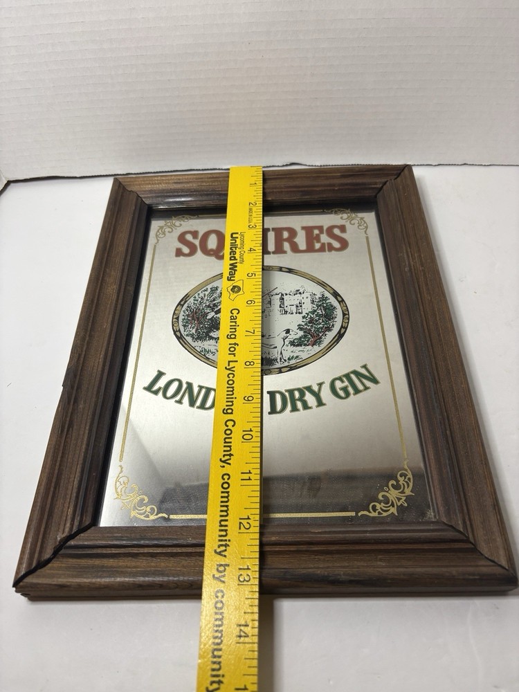 Squires Gin Mirror 10”x13”