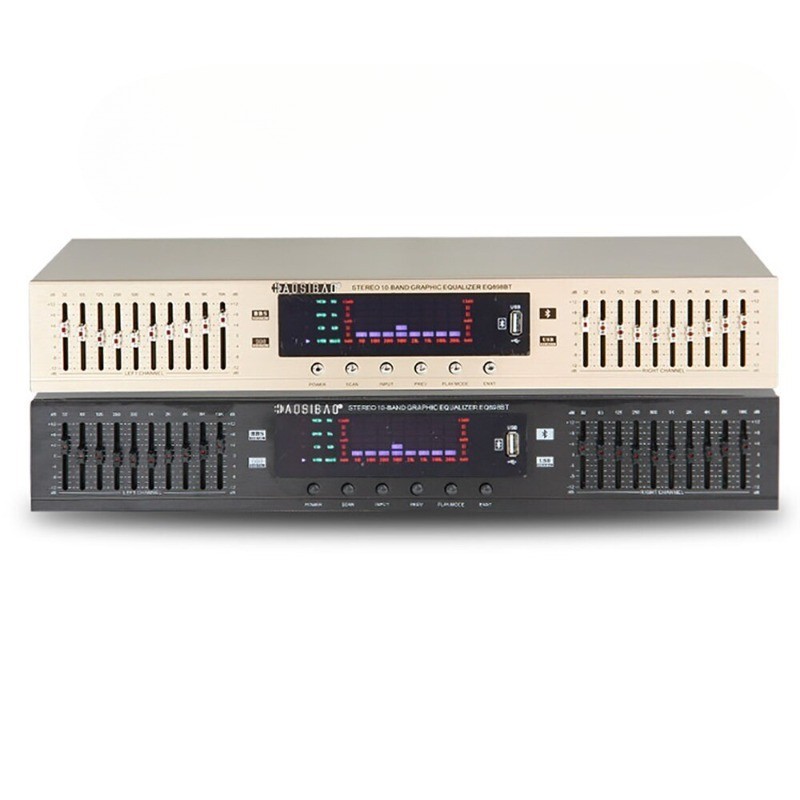 Plug in A USB Flash Drive with Built-in Bluetooth Home EQ Equalizer