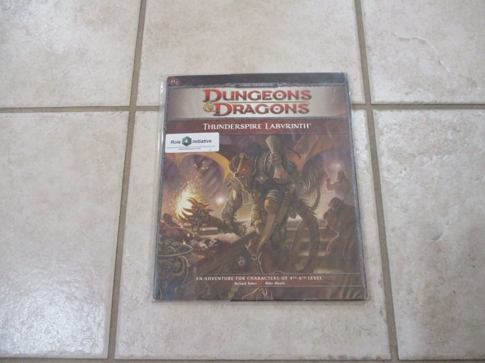 D&D D20 4.0 4th Ed Thunderspire Labyrinth