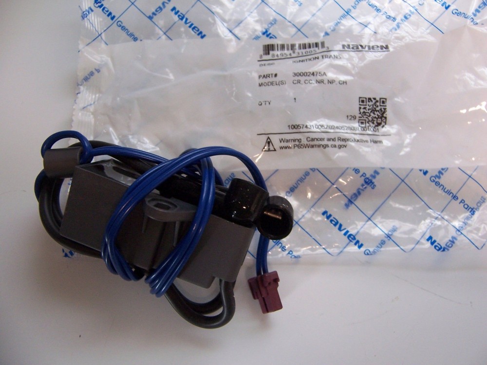Navien Tankless Water heater Ignition Transformer NEW oem 30002475A Igniter