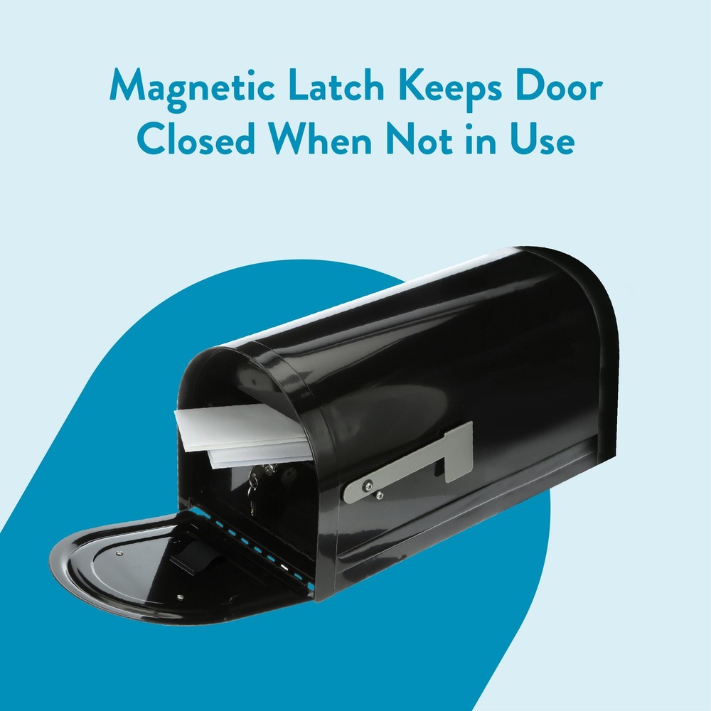 L Mailboxes Reliant Galvanized Steel Locking Post Mount Mailbox Compatibility Co