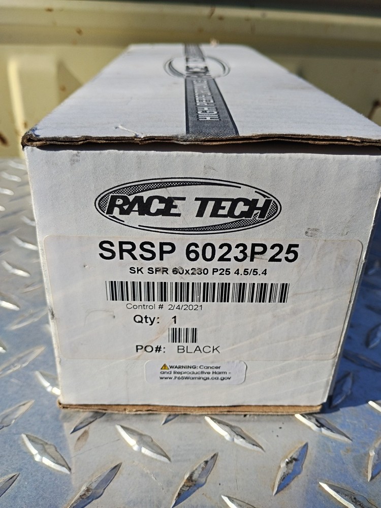 RACE TECH Shock Spring SRSP 6023P25