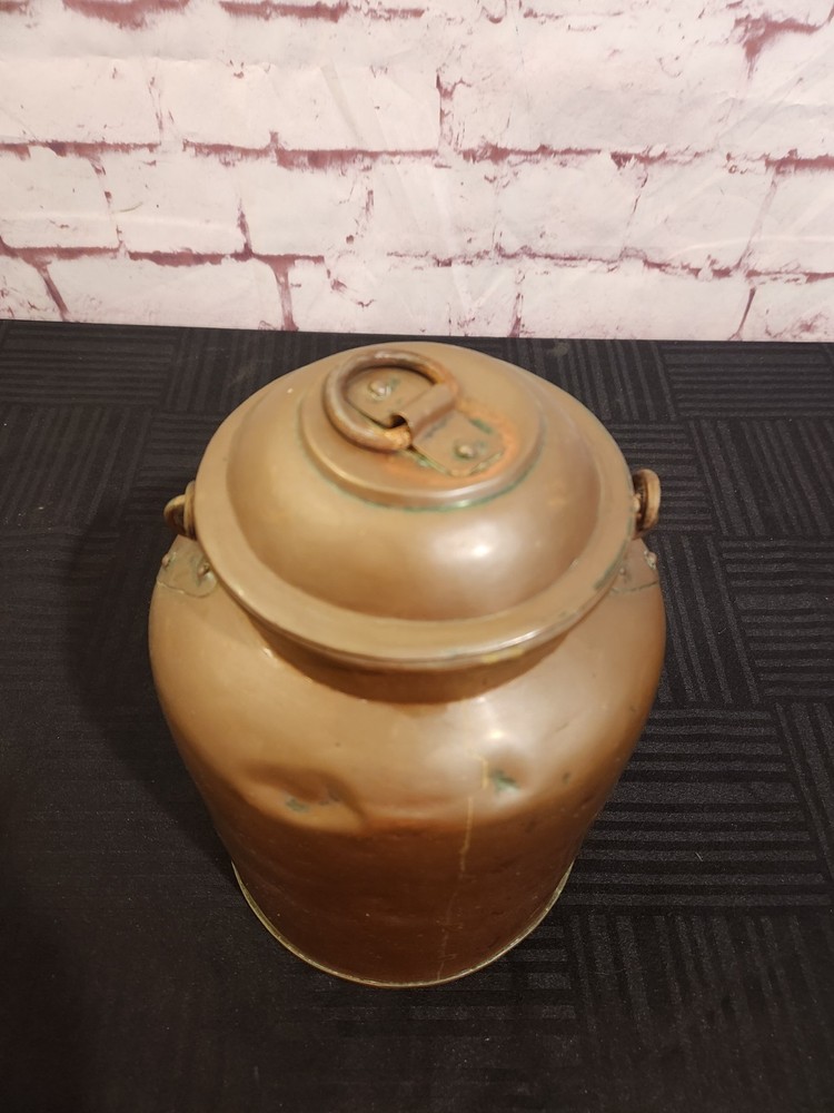 Antique Old Kitchenware Milk Pot/Sugar Storage Container