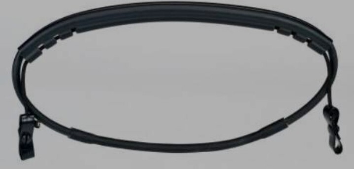 MSA 459458 Goggle Retainer, Standard, Black