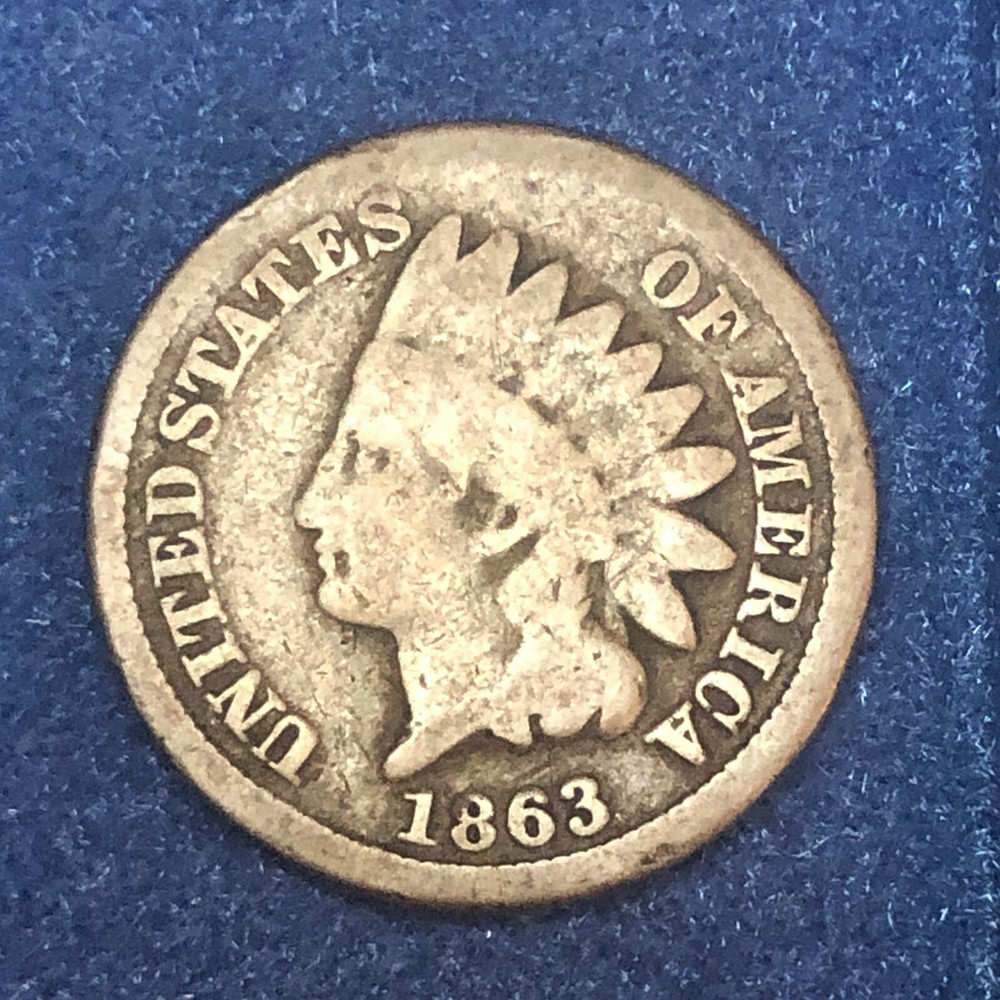 1863 Indian Cent Nice Original Good #291