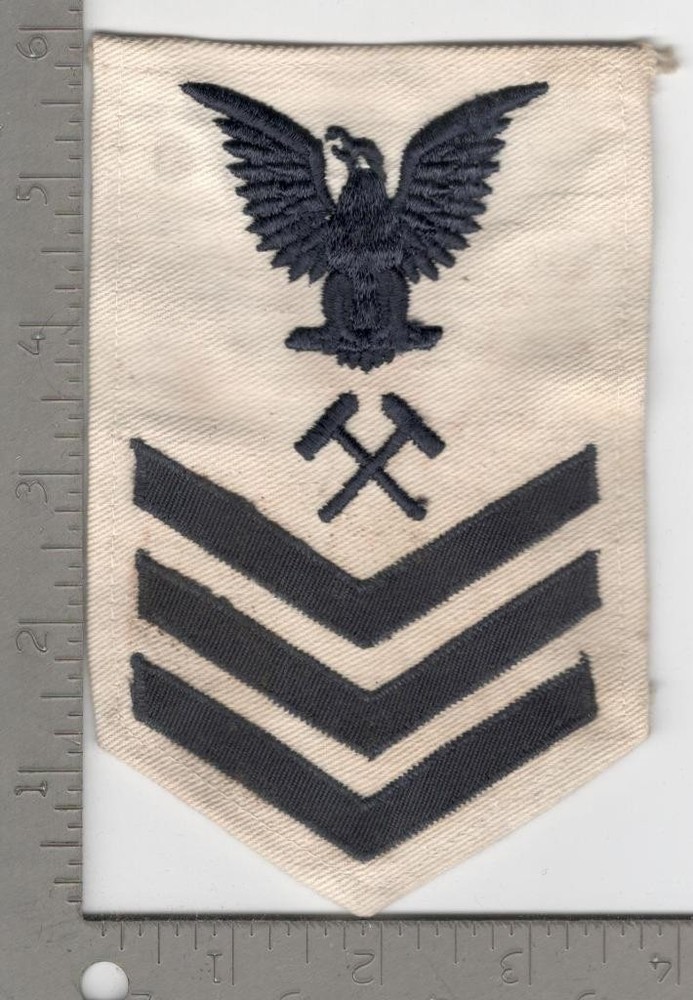 US Navy 1st Class Shipfitter Rate Patch Inv# N1653